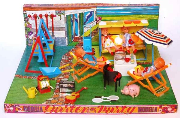 Modella Puppenstube Garten Party 70er Jahre Modella Puppenstube Garten Party 70er Jahre