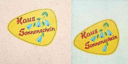 "Haus Sonnenschein", DDR, VEB Grünhainichen, 1959
