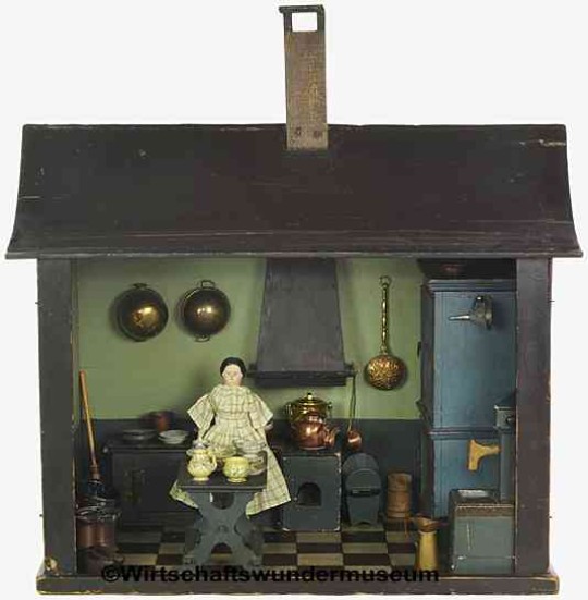 Antike Rauchfang-Puppenküche Sammlung Ursula Luhr Antike Rauchfang-Puppenküche Sammlung Ursula Luhr