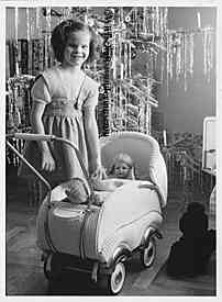 Puppenwagen 1950er Jahre