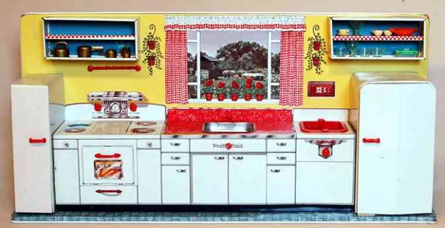 Marx Modern Toy Kitchen Set Pretty Maid